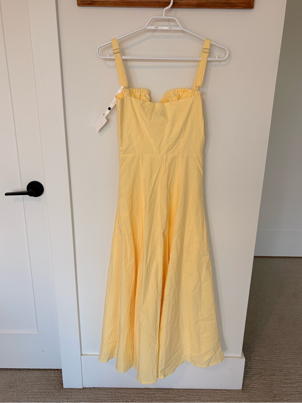SNDYS Revolve Yellow Corset Bustier Maxi Dress XS NWT - Picture 3 of 6